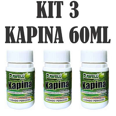 KIT 3 Kapina 60ml - Rawell Química
