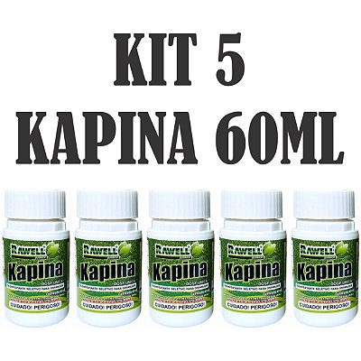 KIT 5 Kapina 60ml - Rawell Química