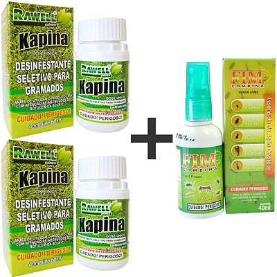 Kit 2un Kapina 60ml + 1un Fim Combina 40ml
