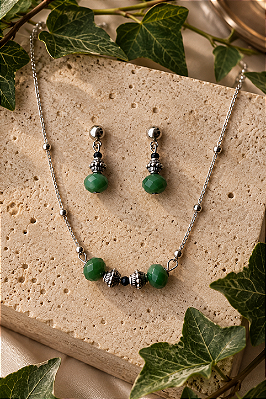 Conjunto Hera - Brinco e Colar