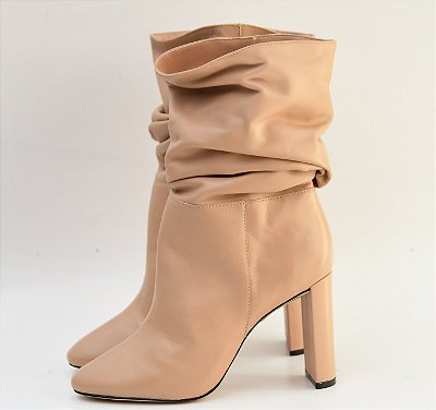 BOTA COURO CANO MEDIO
