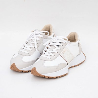 TENIS COURO BICOLOR