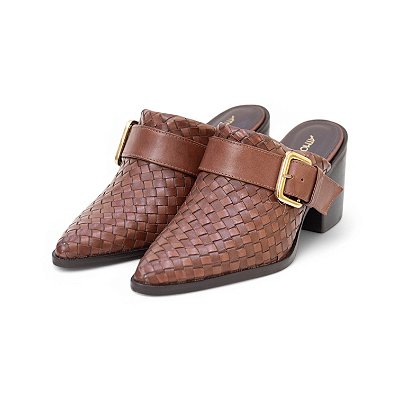 MULE COURO TRAMA