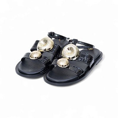 SANDALIA RASTEIRA METAL