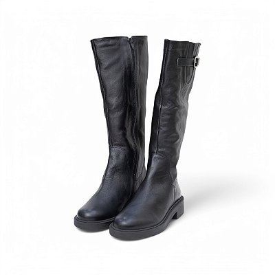 BOTA COURO FIVELA
