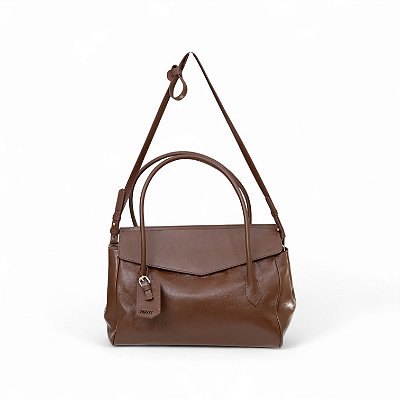 BOLSA COURO LISO