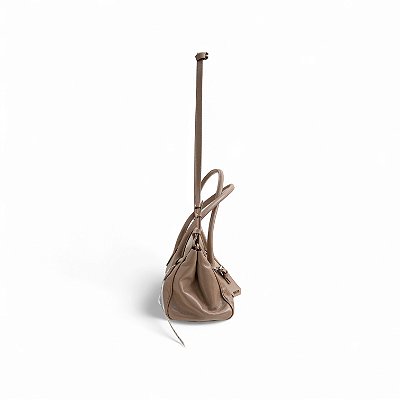 BOLSA COURO LISO
