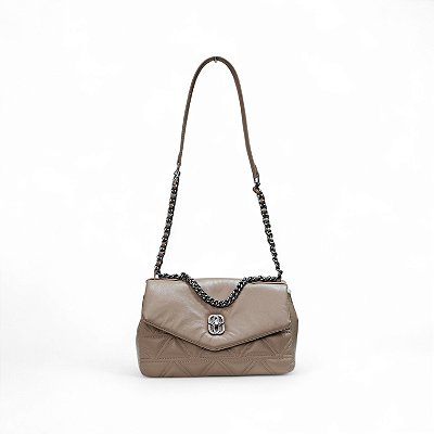 BOLSA COURO CROSSBODY