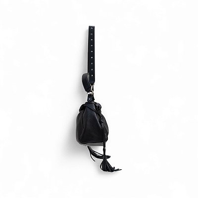 BOLSA COURO LISO