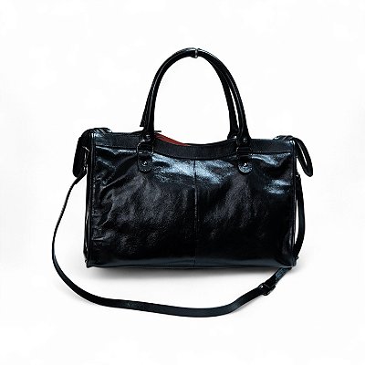 BOLSA COURO VERNIZ