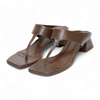 MULE COURO LISO