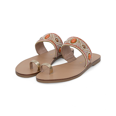 RASTEIRA COURO BORDADO