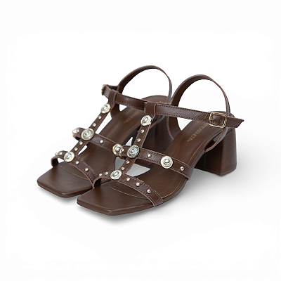 SANDALIA COURO ATMOSPHERA