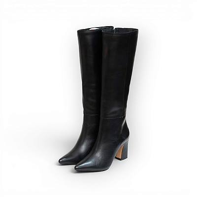BOTA COURO LISO