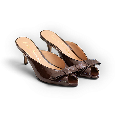 MULE COURO LUIZA BARCELOS