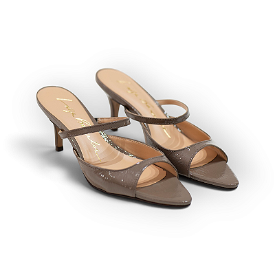 MULE COURO LUIZA BARCELOS