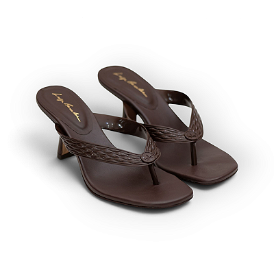 MULE COURO LUIZA BARCELOS