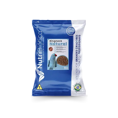 RAÇÃO EXTRUSADA - RINGNECK NATURAL 5KG NUTRIBIÓTICA