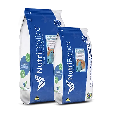 RAÇÃO EXTRUSADA - RINGNECK NATURAL 10KG NUTRIBIÓTICA