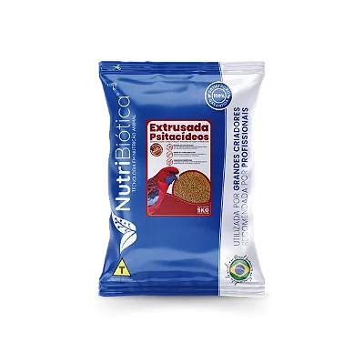 EXTRUSADA PSITACÍDEOS 5KG NUTRIBIÓTICA