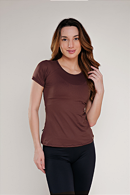 T-shirts dry Tradicional marrom