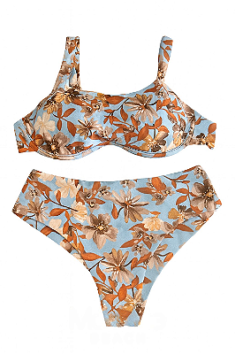 Conjunto Biquíni hot pants fio duplo