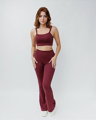 Calça Flare Marssala