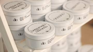 com pavio de algodão