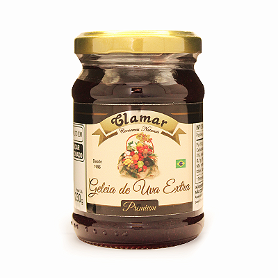 Geleia de Uva Extra Clamar 230g #Queromais