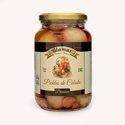 Pickles de Cebola Clamar 585g