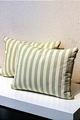 ALMOFADA SARJA LISTRADA TIPO RIM 43X32