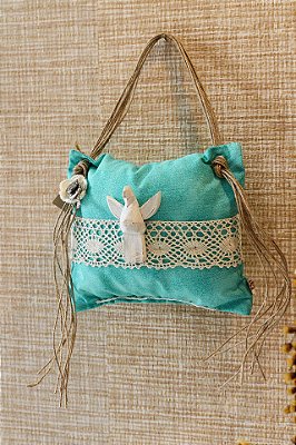 Almofada decorativa Divino, Azul Tiffany