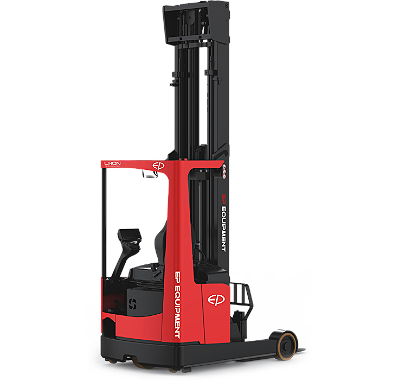 Empilhadeira Retrátil Lítio EP CQD 20LB - 2,0 tons, elevação até 12m