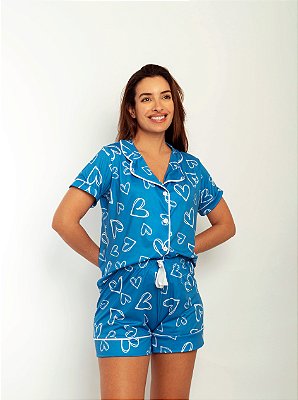 Pijama Feminino Americano Love