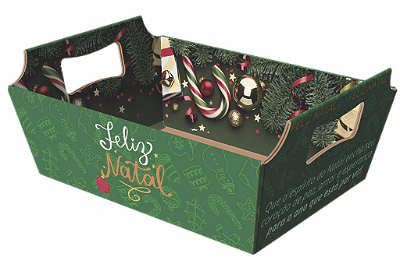 Caixa de Natal Aberta Modelo Pequena AP
