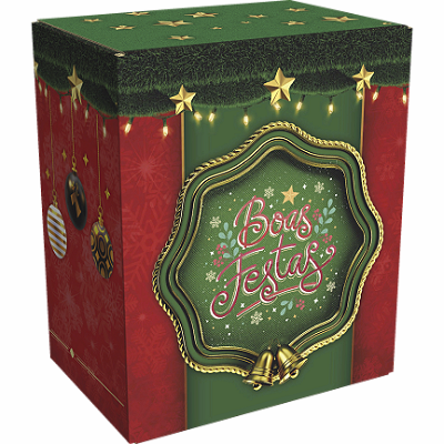 Caixa de Natal "Boas Festas" L411 – Modelo Grande
