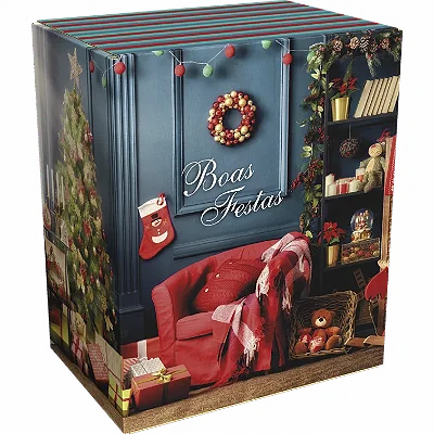 Caixa de Natal Média "Boas Festas" Modelo L414