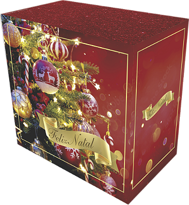 Caixa de Natal Gigante "Feliz Natal" L 406 – Edição Especial de Fim de Ano