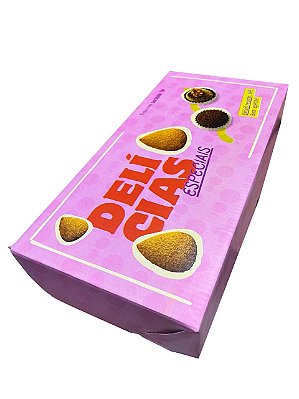 Caixa para Doces/Salgados PEQUENA Conjugada em Offset -10 unidades