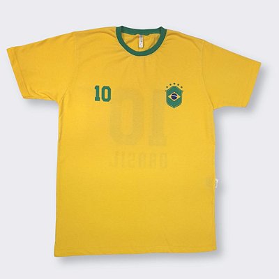 Camiseta Adulto Masculina Brasil
