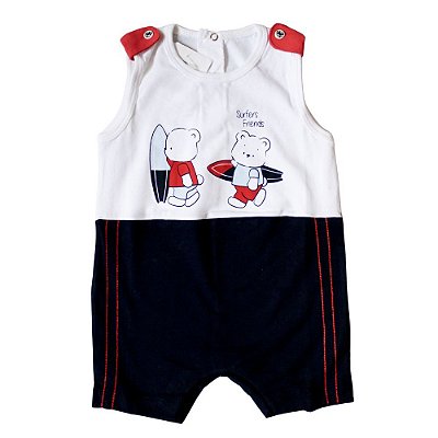 Macacão Banho de Sol Bebê Surfistas - Baby Fashion