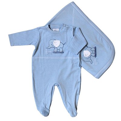 Kit Bebê Saída Maternidade Elefante