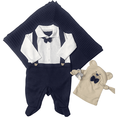 Kit Bebê Saída Maternidade Mathias