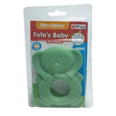 Mordedor Fofo's Baby Elefante - Alpha Brinquedos