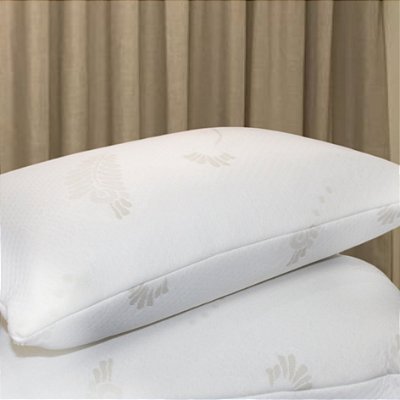 Travesseiro Firme em Malha Premium Anti-Acaro e Anti-fungos Lavavel 50cm X 70cm Bello Conforto