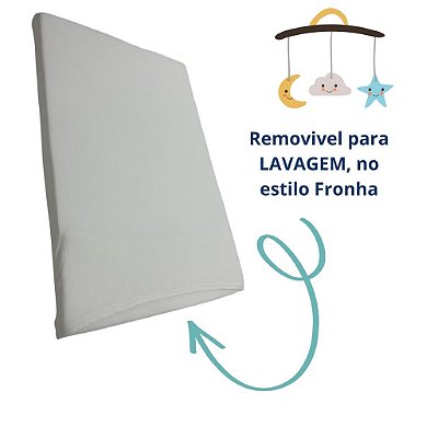 Colchão Para Berço Desmontável Dobravel 100x70x7 Novo Cercado ou Chiqueirinho