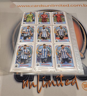 Coleção Completa - Argentina Fileteado - 50 Cards Base