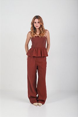 Calça Cela - Marrom