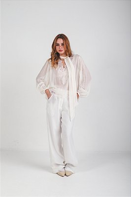 Calça Cela - Off White