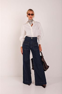 Calça Jeans Jaque - Dark Blue